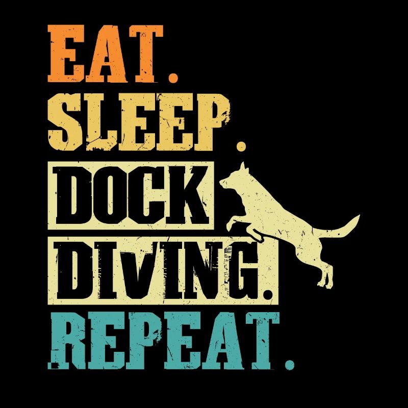 Eat. Sleep. Dock diving. Try again.