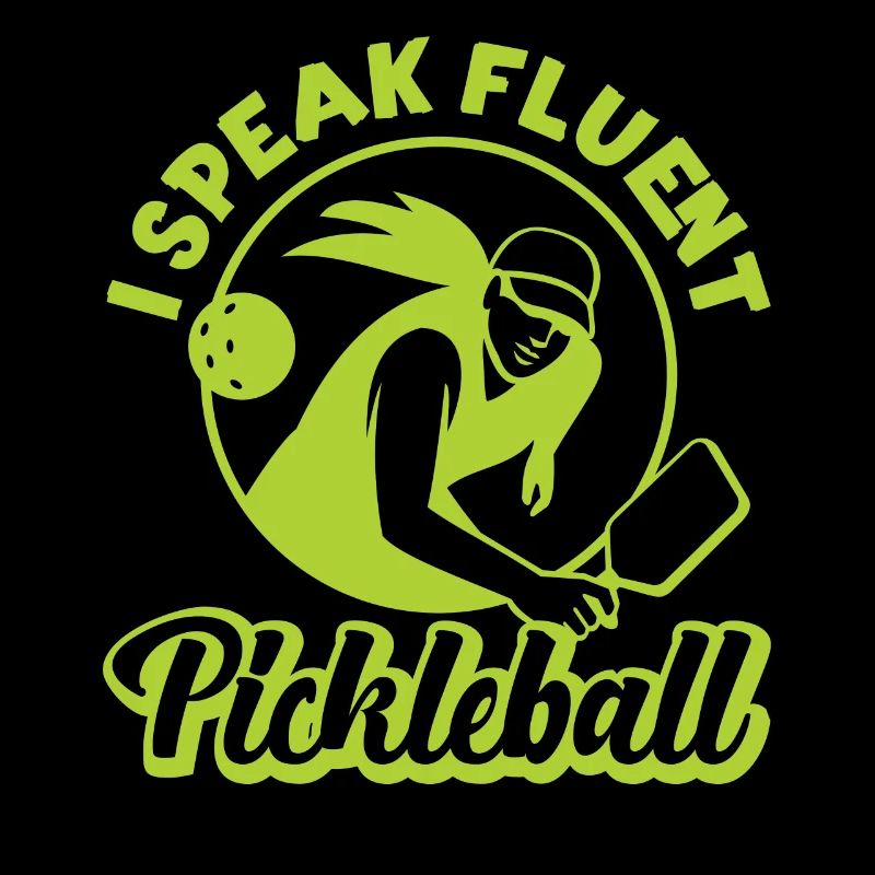 Pickleball Retro Je parle couramment