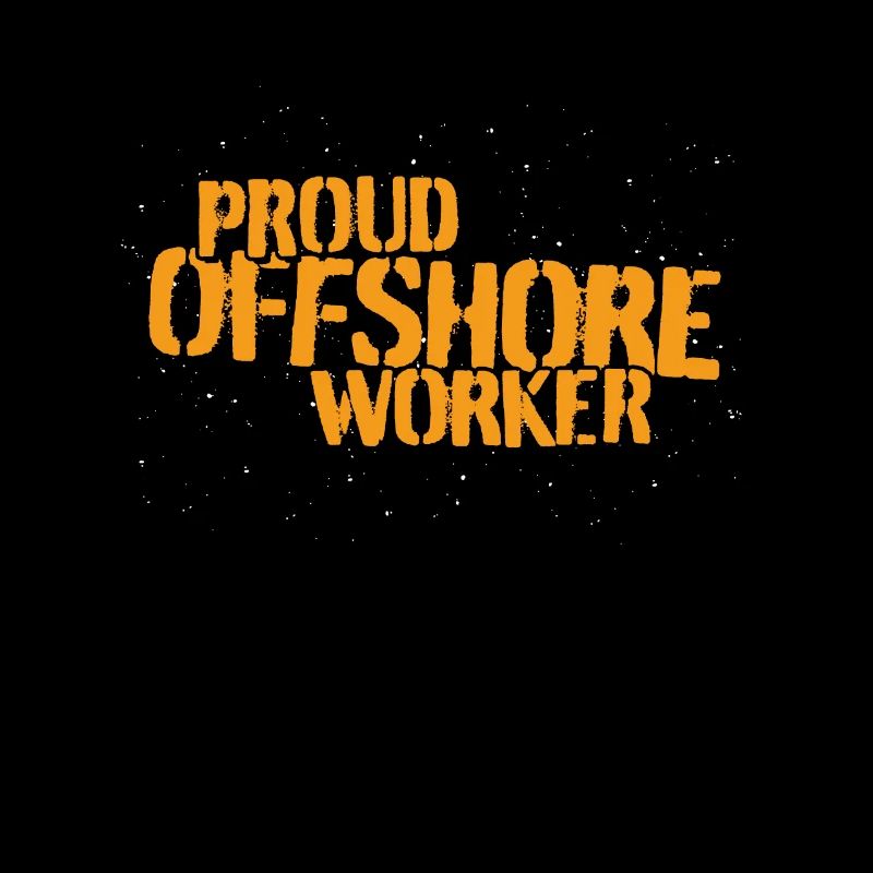 Fier travailleur offshore