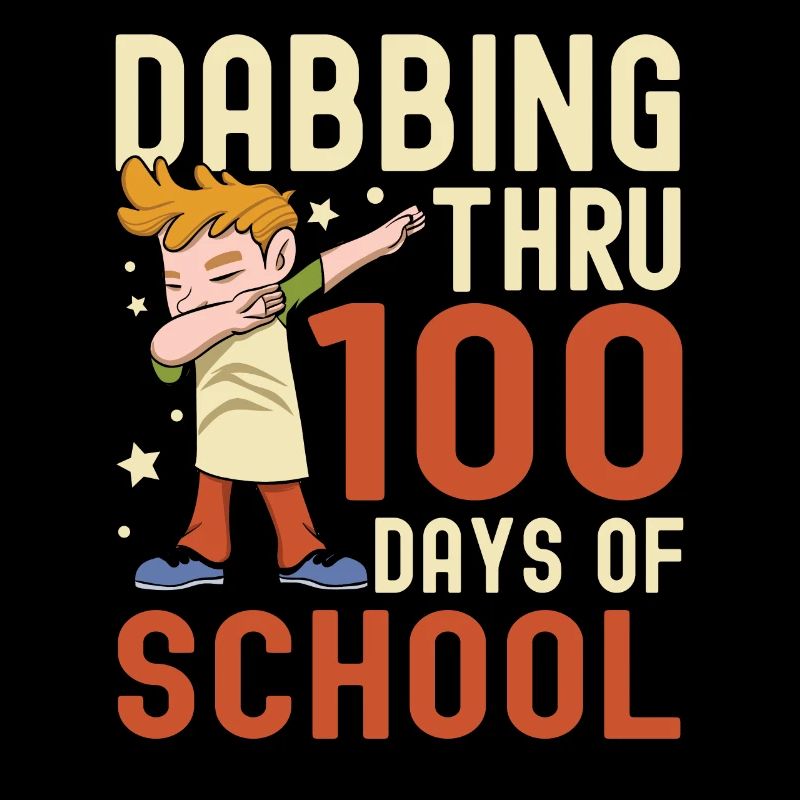 Dabbing durch 100 Tage Schullehrer Schüler