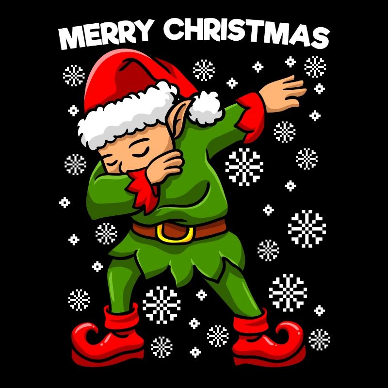 Dabbing Elf Weihnachtself