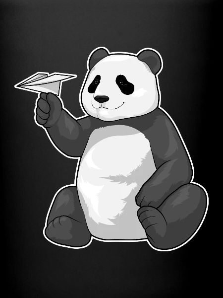 Panda Paper Plane
