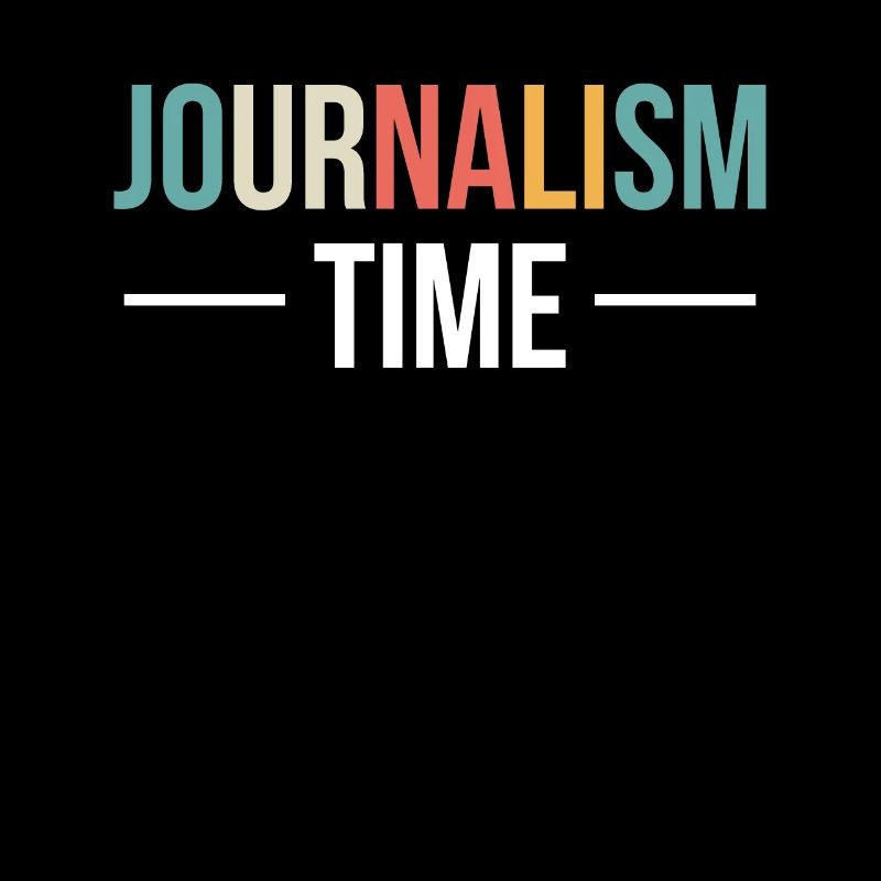 Cadeau de chemise de temps de journalisme,