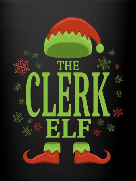 Greffier elfe de Noël