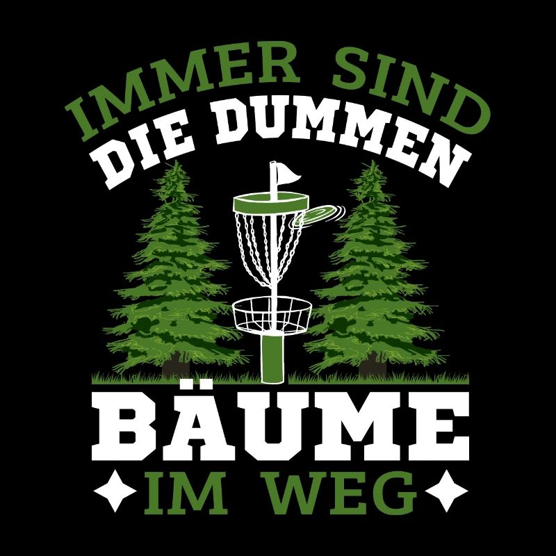 Disc Golf Immer sind die Bäume im Weg