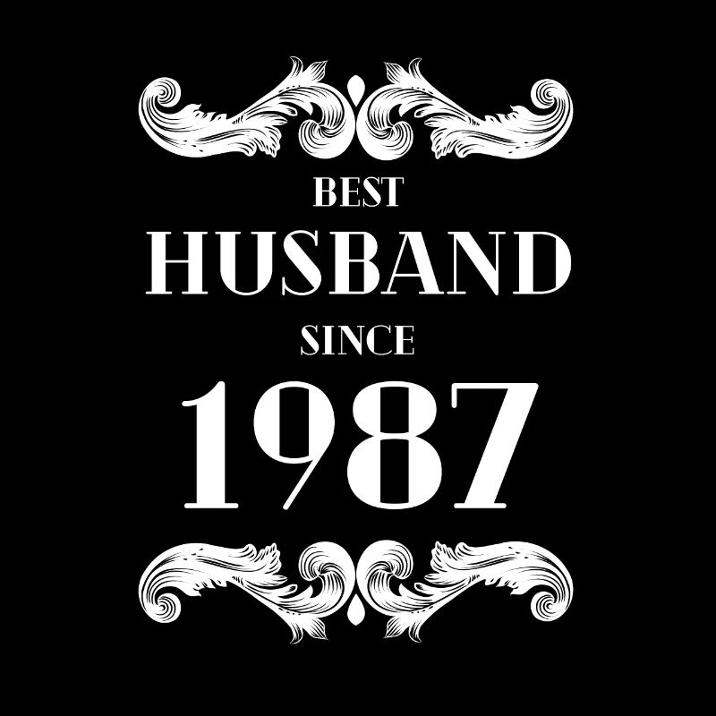 Bester Ehemann seit 1987 Hochzeitstag