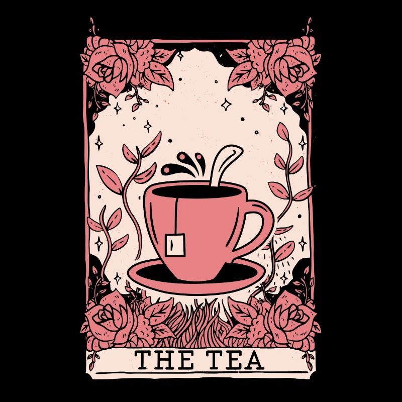 Der Teetrinker Tarot Kartenlesung Dunkle Magie