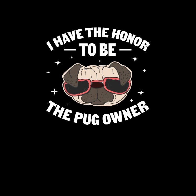 Mops Hund Hundefreund Haustier Möpse Pug Geschenk
