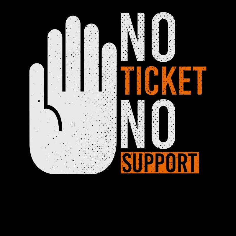 No Ticket No Support Veranstaltung Ereignis Helfen