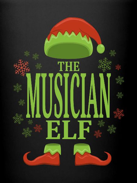 Musicien elfe de Noël