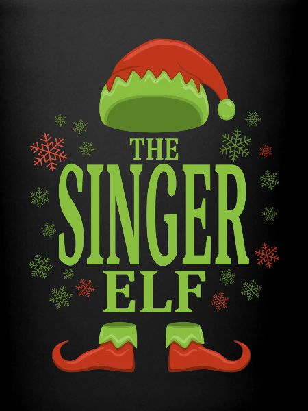Chanteur elfe de Noël