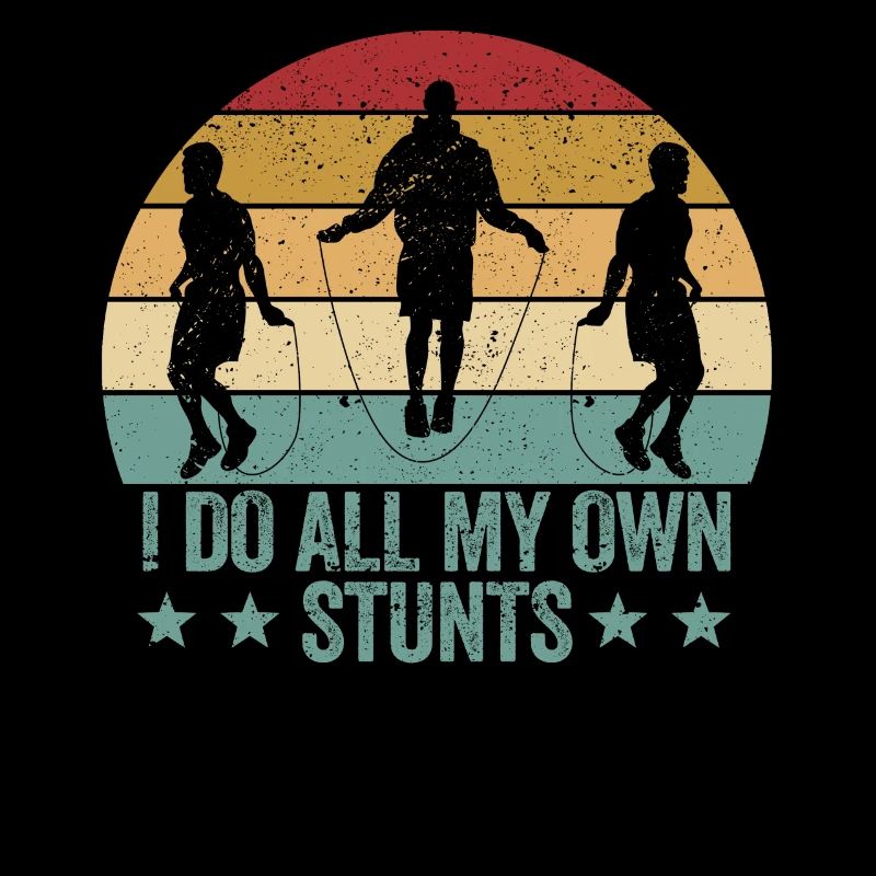 Drôle de corde à sauter que je fais moi-même