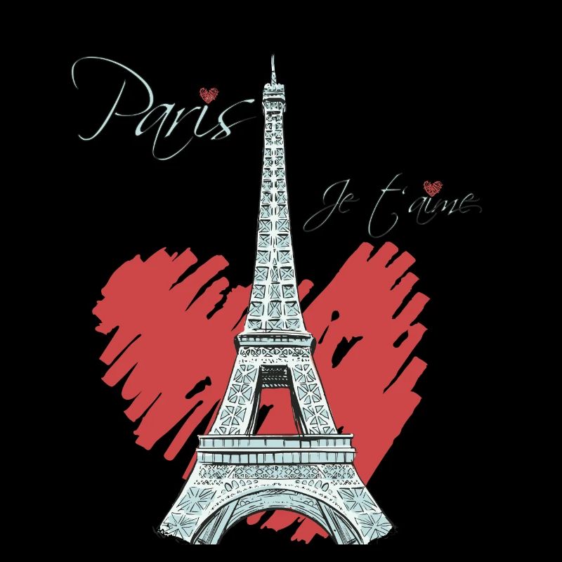 Paris Eiffel Tower Arc de Triomphe Love from Frankre