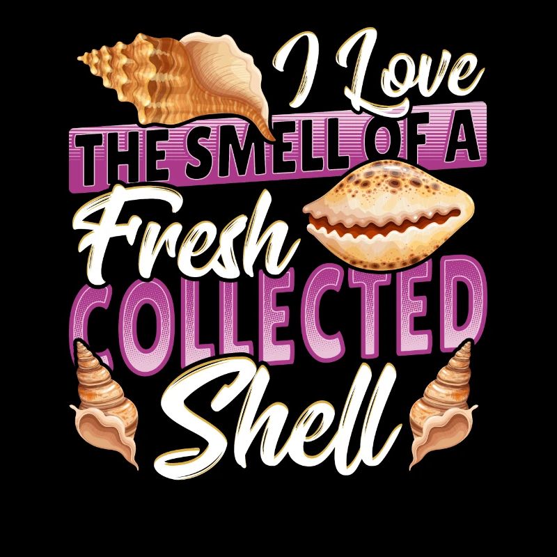 Seashell Collecting Design for an Shell Hunter