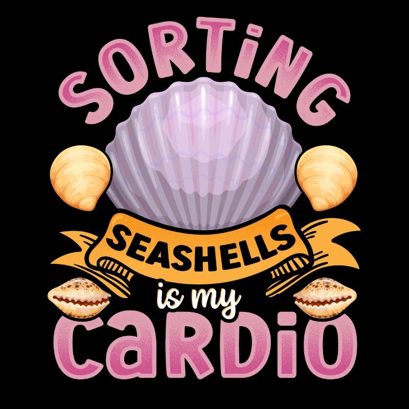 Seashell Collecting Design for an Shell Hunter