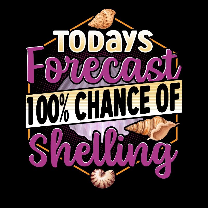 Seashell Collecting Design for an Shell Hunter