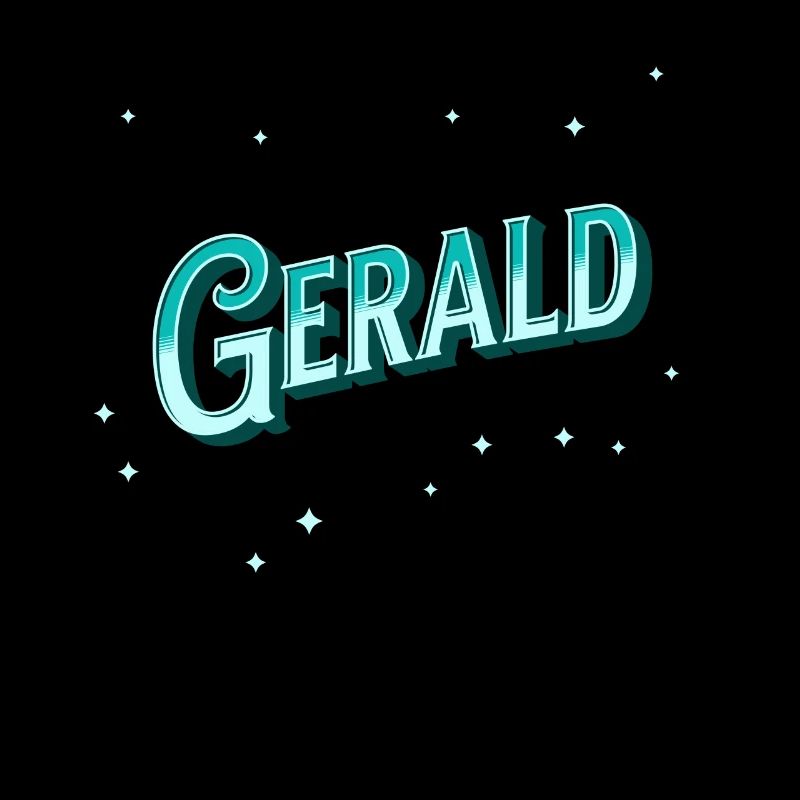 Gerald Namen personalisiert