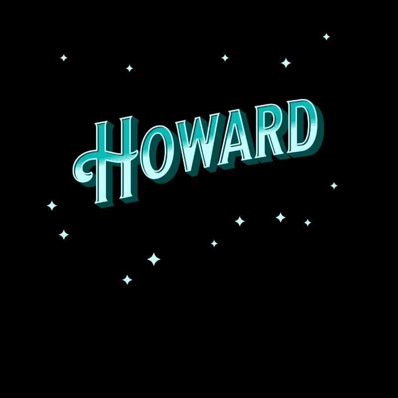 Howard name personalized
