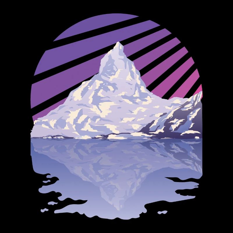 ICELAKE MOUNTAIN AVEC LAC