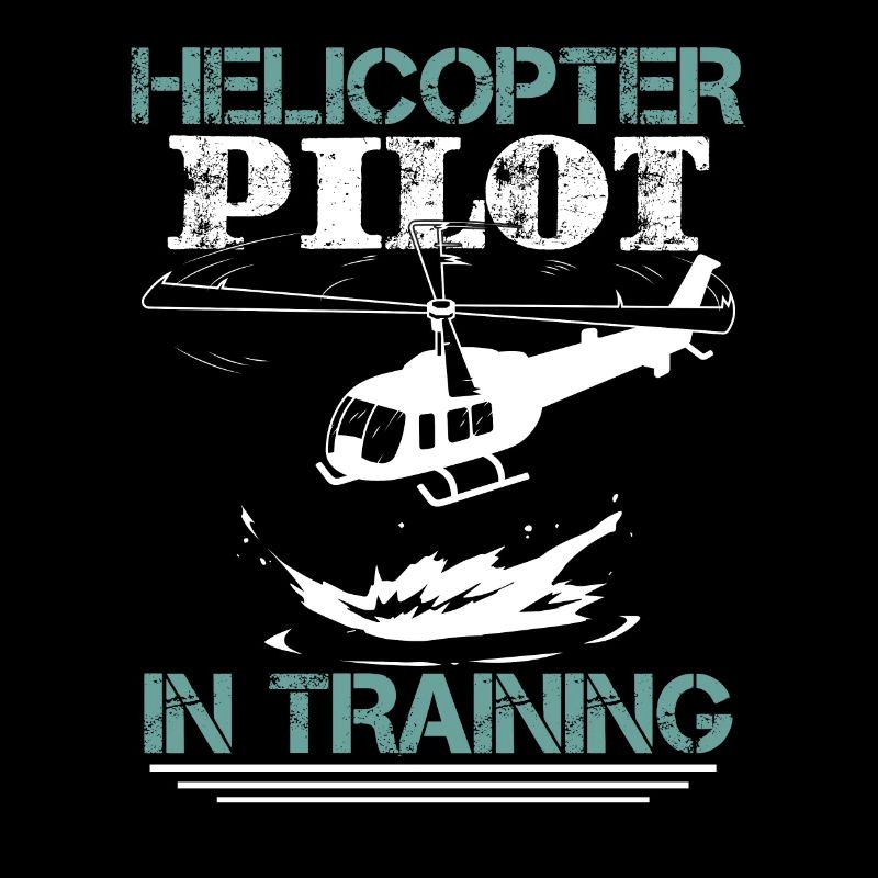 Lustiger Hubschrauberpilot Luftfahrt