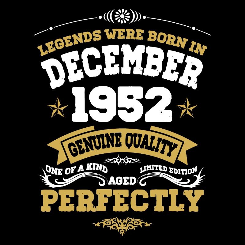 Vintage Aged Perfectly Dezember 1952
