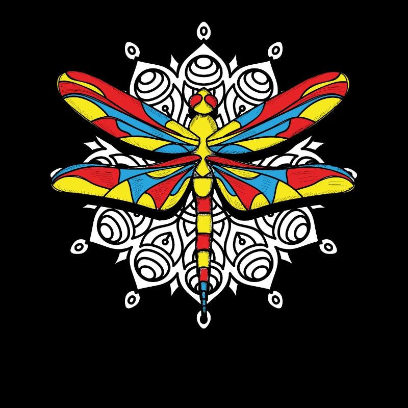 Libelle Libelle Libellen Mandala