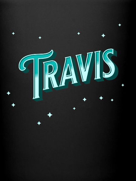 Travis' name personalized