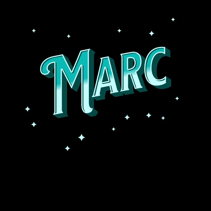 Marc Namen personalisiert