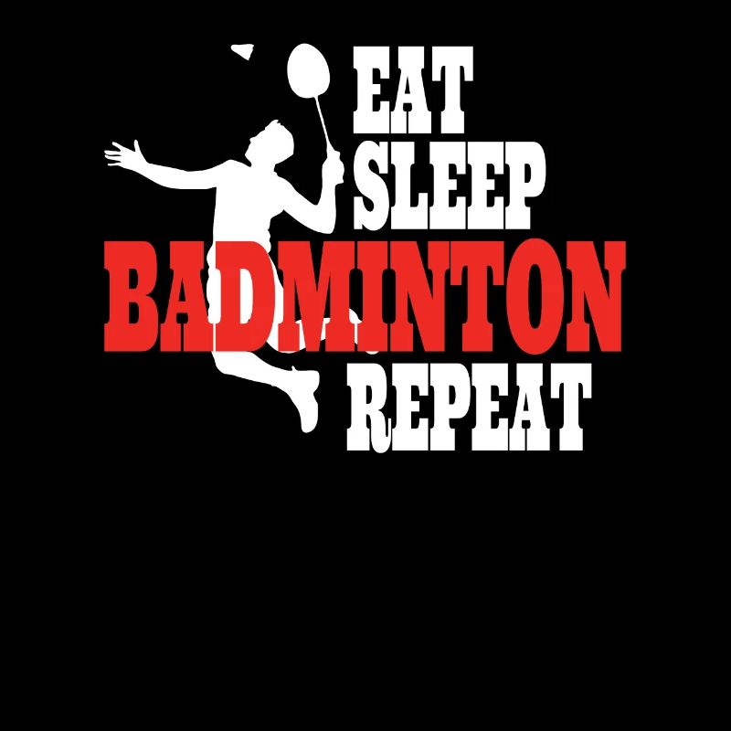 Badminton Spieler Geschenkidee Design