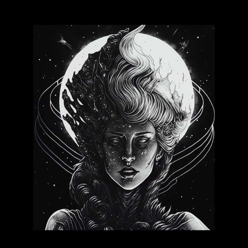 Evil Old Woman Horror Gothic Horror Witch Abstract