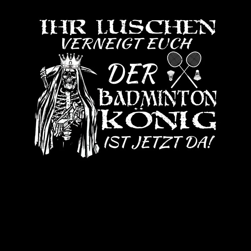 Badminton Spieler Geschenkidee Design