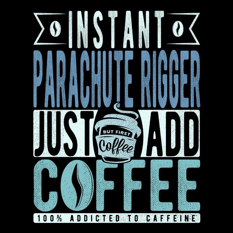 Dicton de café de gréeur de parachute