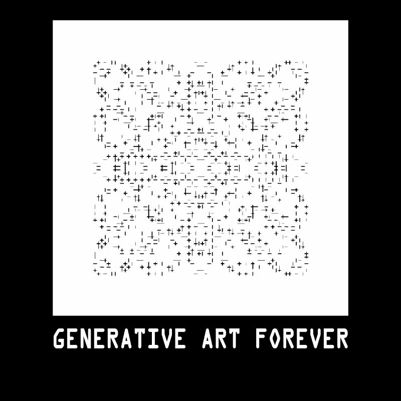 Generative Kunst Programmiert Für Immer Bildcode