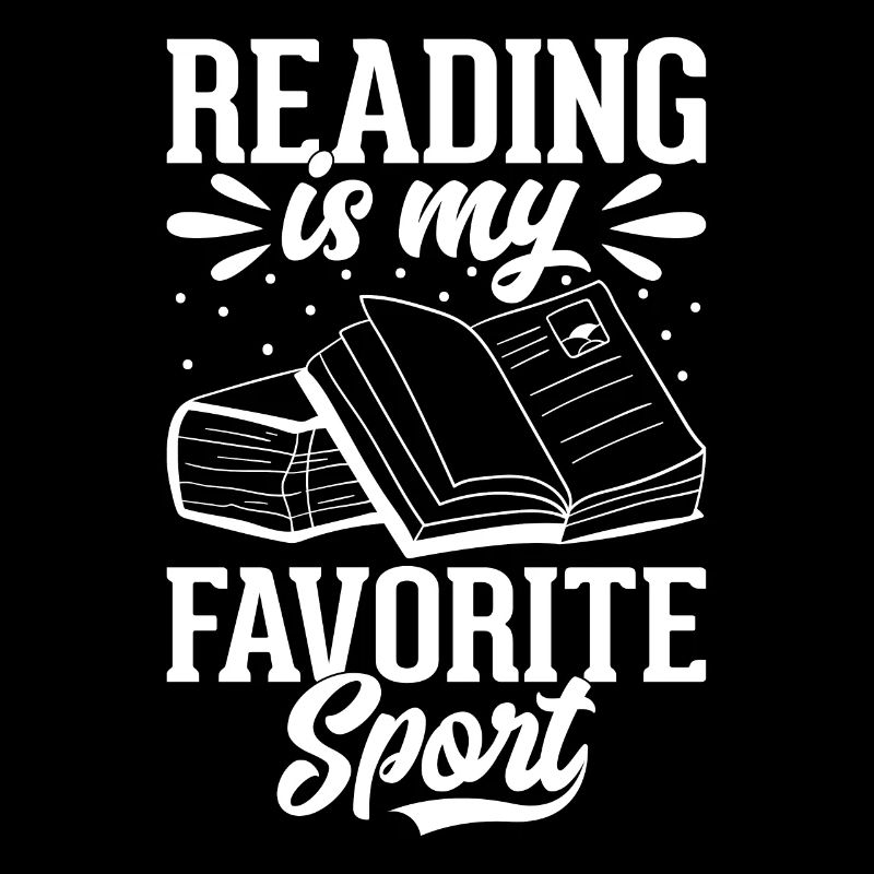 La lecture est mon sport préféré - Book Reading Book L