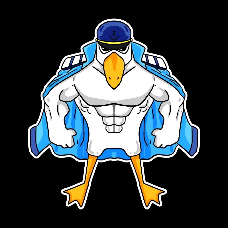 Muscular Seagull Seagull Gift