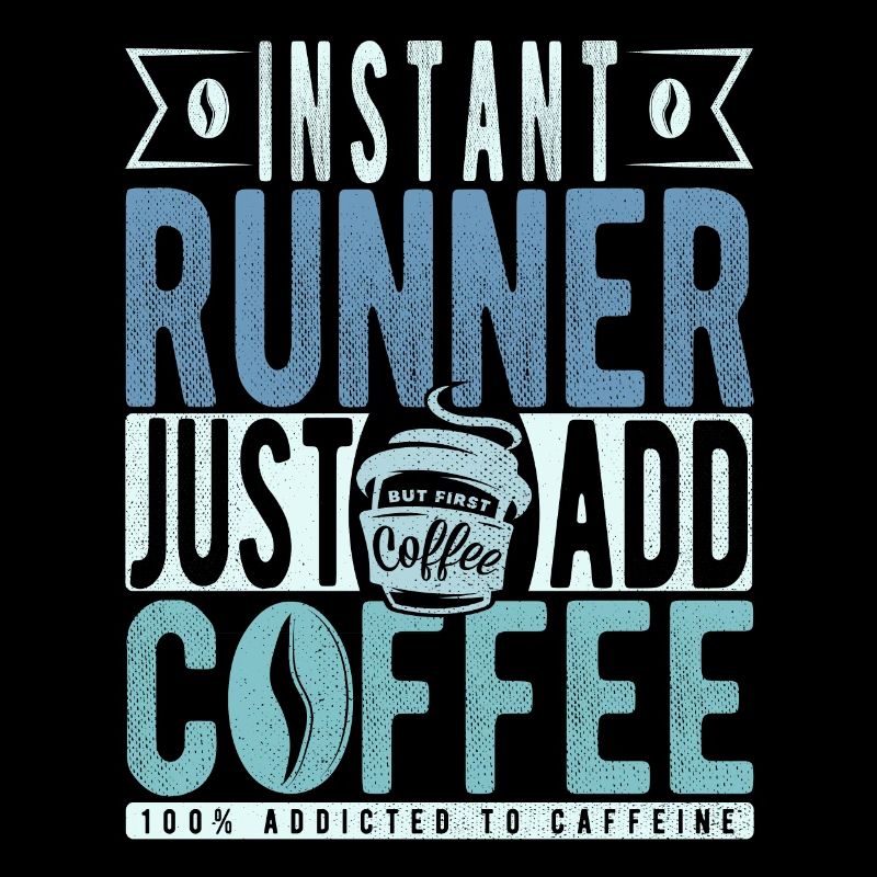 Läufer Kaffee Spruch