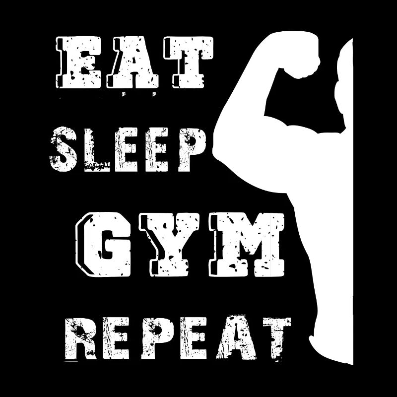 Manger gymnase de sommeil répéter