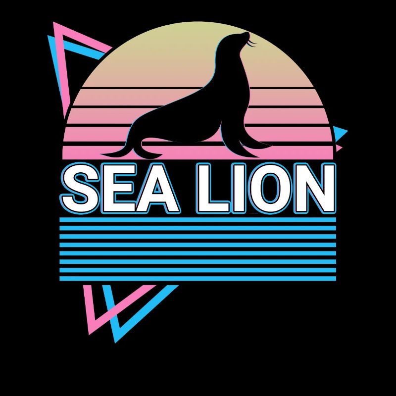 Seelöwe Retro