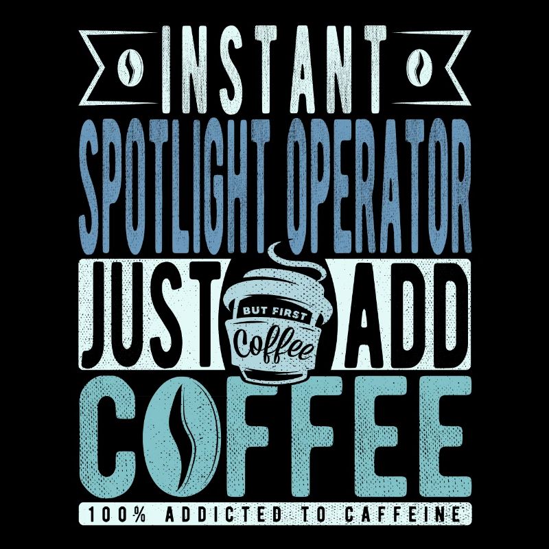 Spotlight -operator Kaffee Spruch