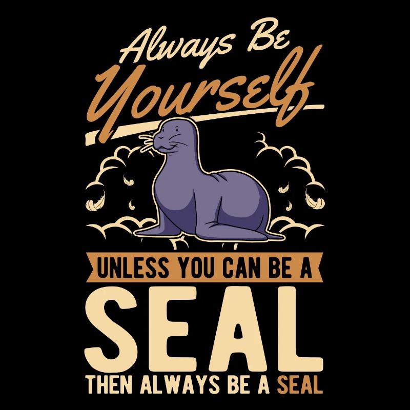 Robbe Geschenk Seelöwe Seehund Sea Lion