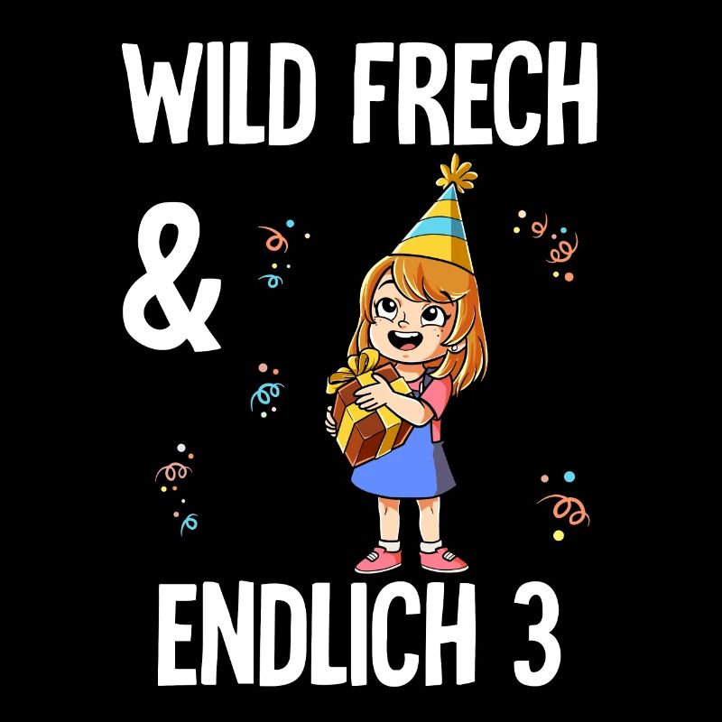 3. Geburtstag Einhorn Wild Frech Und Endlich 3