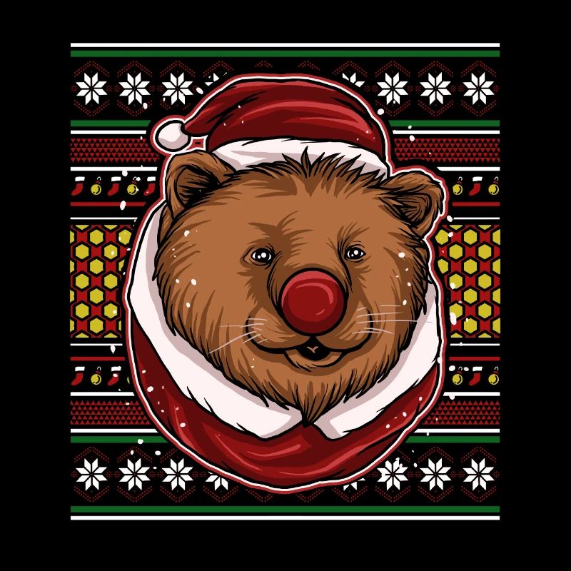 Moche pull de Noël Tshirt Ours de Noël