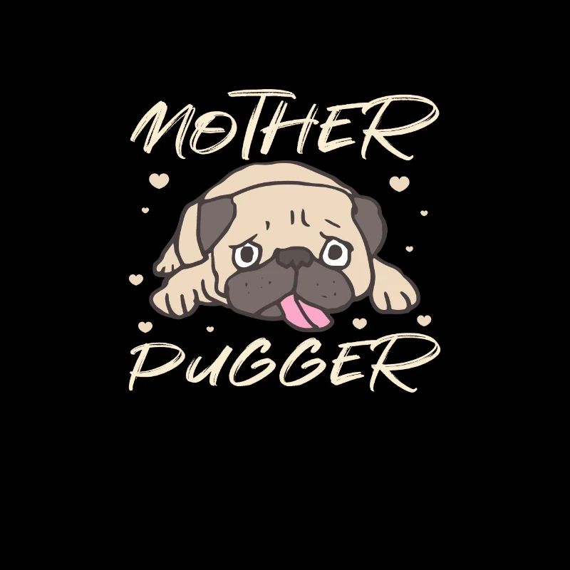 Mops Hund Hundefreund Haustier Möpse Pug Geschenk