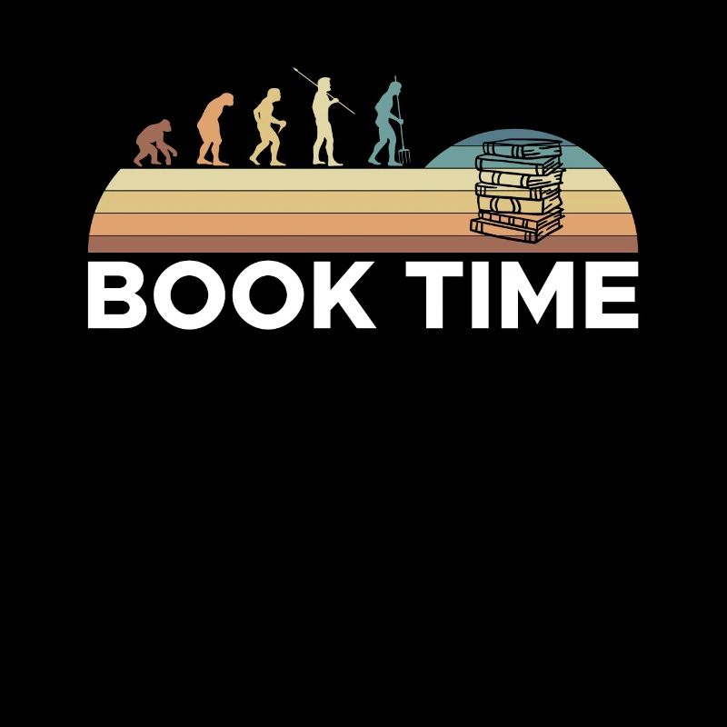 Vintage Retro Evolution Book Time Shirt Geschenk