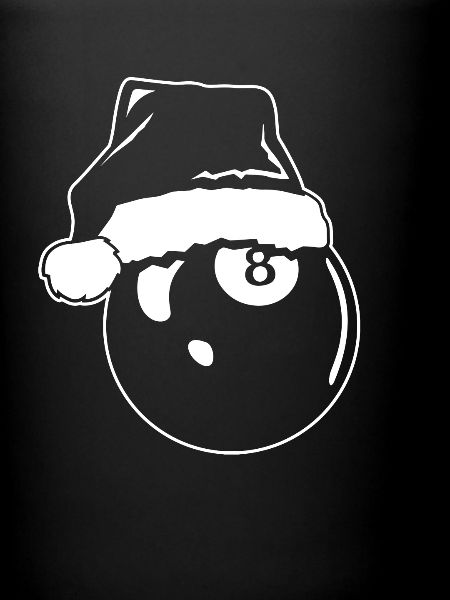 Christmas Pool Ball