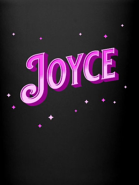 Joyce's name personalized