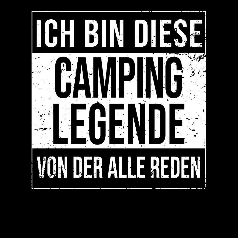 Camping-Camper Geburtstag geboren Legende Camping