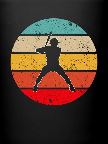 Logo rétro du baseball