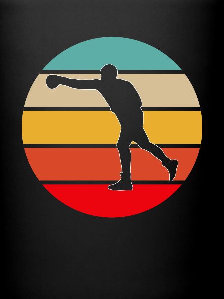 Logo rétro de boxe