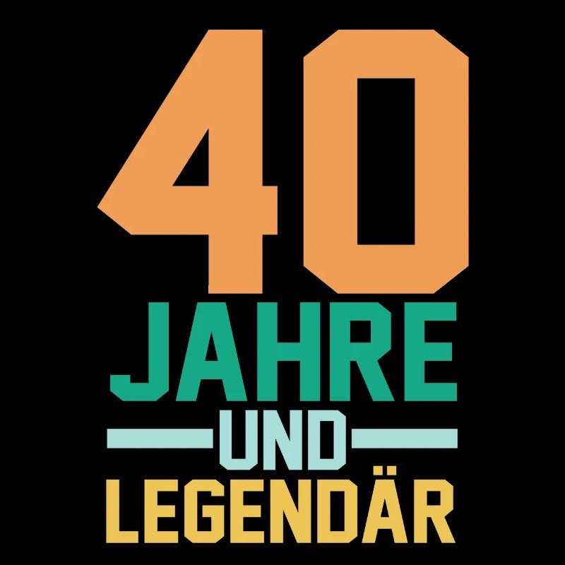 Vierzig 40 Jahre Vierzigster Geburtstag